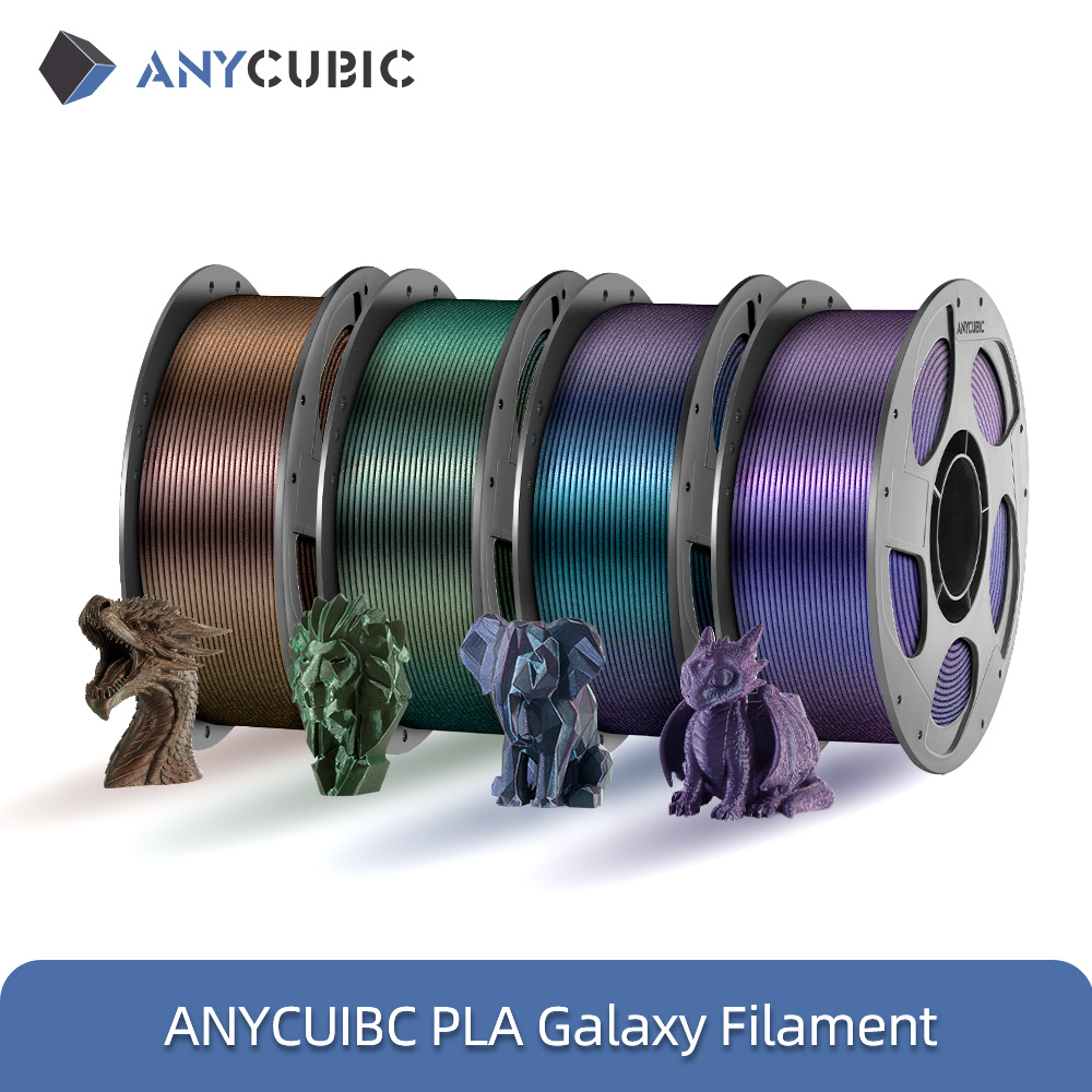 3D Printing Fdm - ANYCUBIC PLA Galaxy Filament Yıldız Efekti