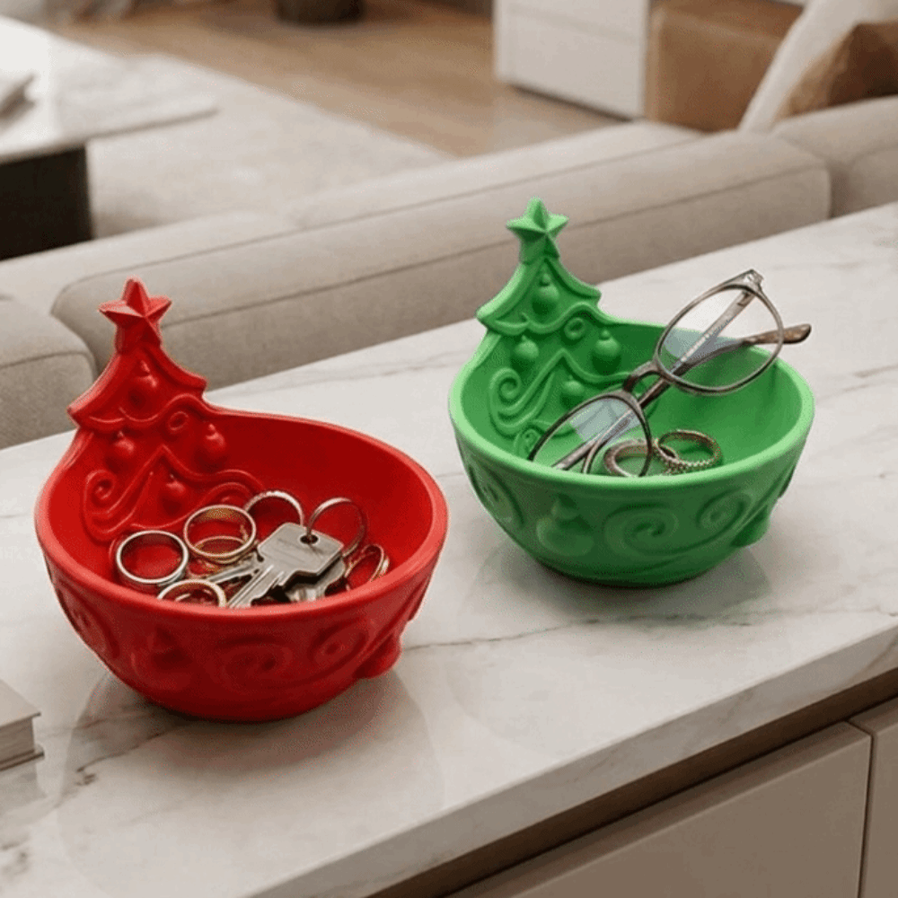 3D Printing Jewelry - 3D Baskılı Noel Ağacı Saklama Kutusu