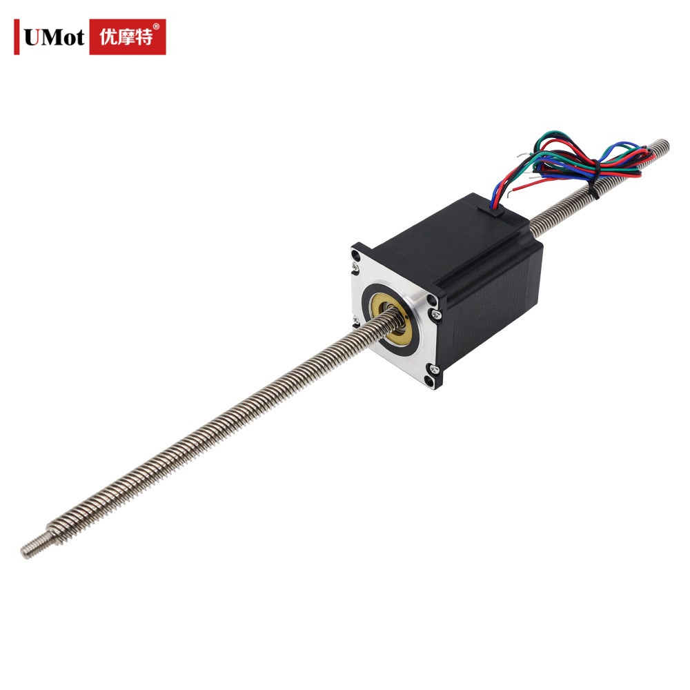 Lead Screw Stepper - UMOT 57*76mm 2.4Nm Tr9.52*3.18/Tr10*10 Nema23 Kurşun