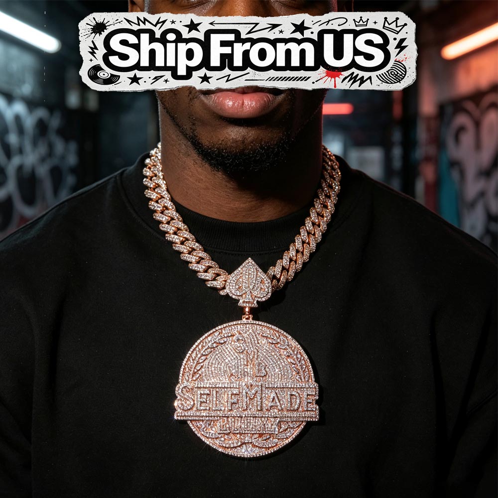 3D Printing Jewellery - “Self Made”Iced Out Kolye Ucu 18K