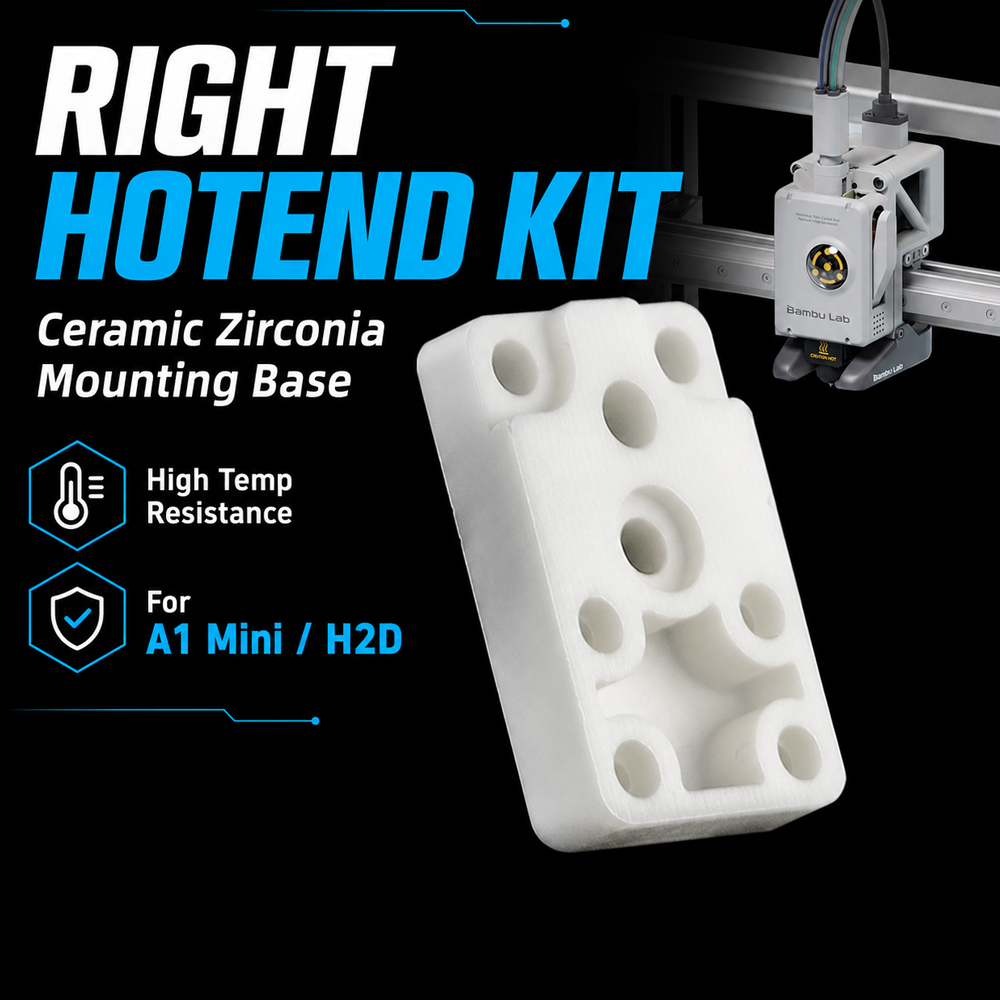 3D Printing Zirconia - Bambu Lab A1 Mini H2D Sağ