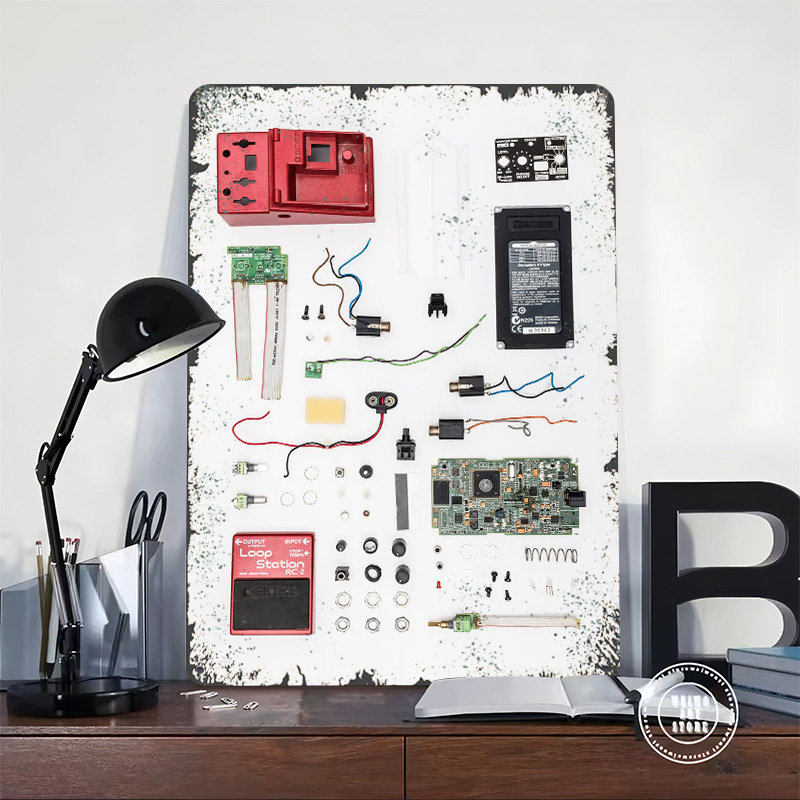 Kırmızı Döngü Pedalı Posteri R - 3D Printing Wall Loops incelemesi ve fiyatı