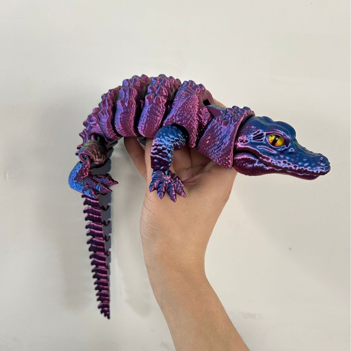 3D Baskılı Timsah, Entegre Ekl - 3D Printing Lizard incelemesi ve fiyatı