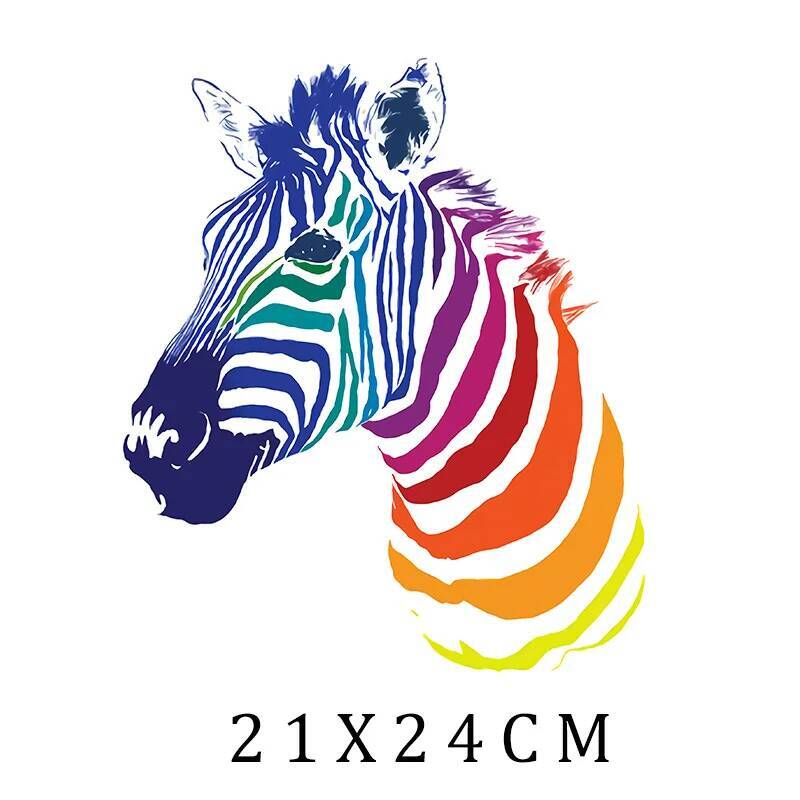 Renkler Zebra Hayvan Yamalar D - 3D Printing Vinyl incelemesi ve fiyatı