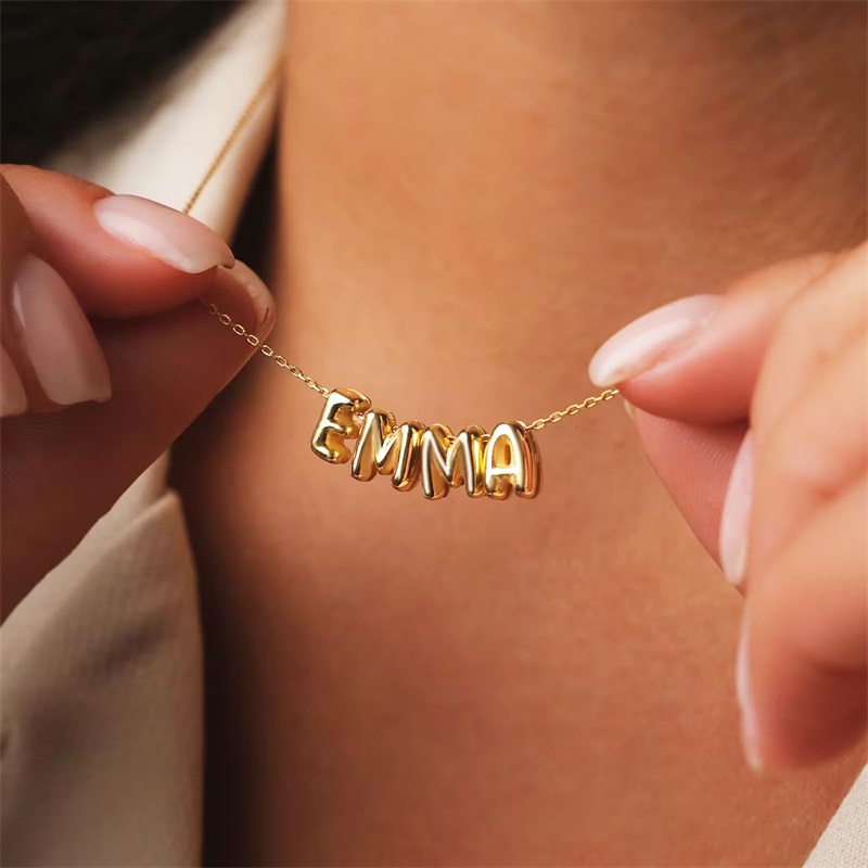 Kabarcık Harfli Kolyeler Özel  - 3D Printing Jewelry incelemesi ve fiyatı
