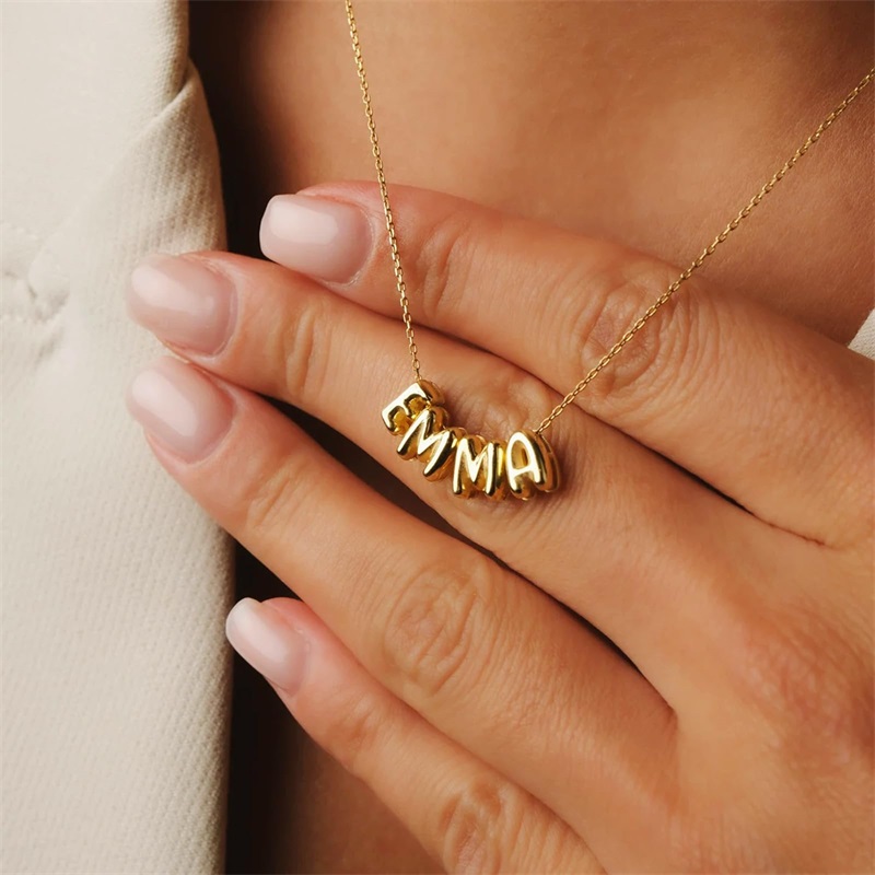 Kabarcık Harfli Kolyeler Özel  - 3D Printing Jewelry incelemesi ve fiyatı