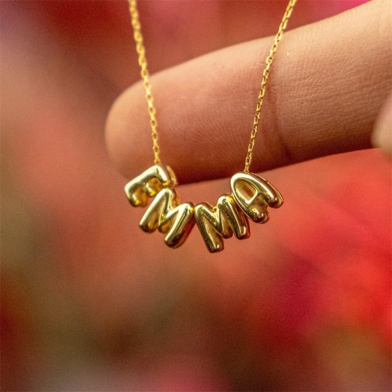 Kabarcık Harfli Kolyeler Özel  - 3D Printing Jewelry incelemesi ve fiyatı