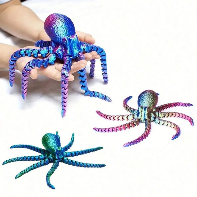 3D Baskılı Ahtapot Figürü - Es - 3D Printing Lizard incelemesi ve fiyatı