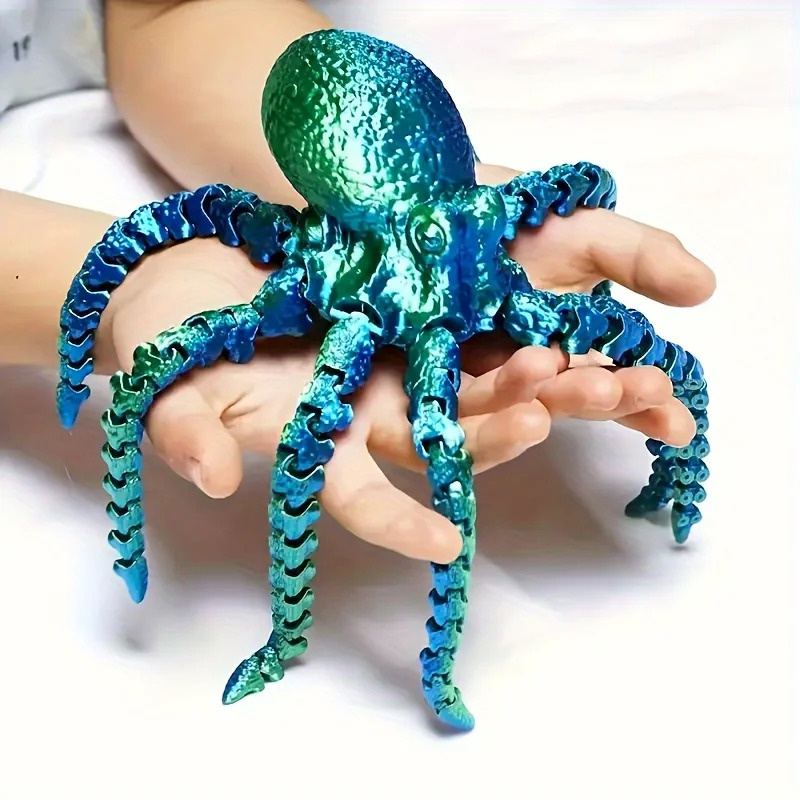3D Baskılı Ahtapot Figürü - Es - 3D Printing Lizard incelemesi ve fiyatı