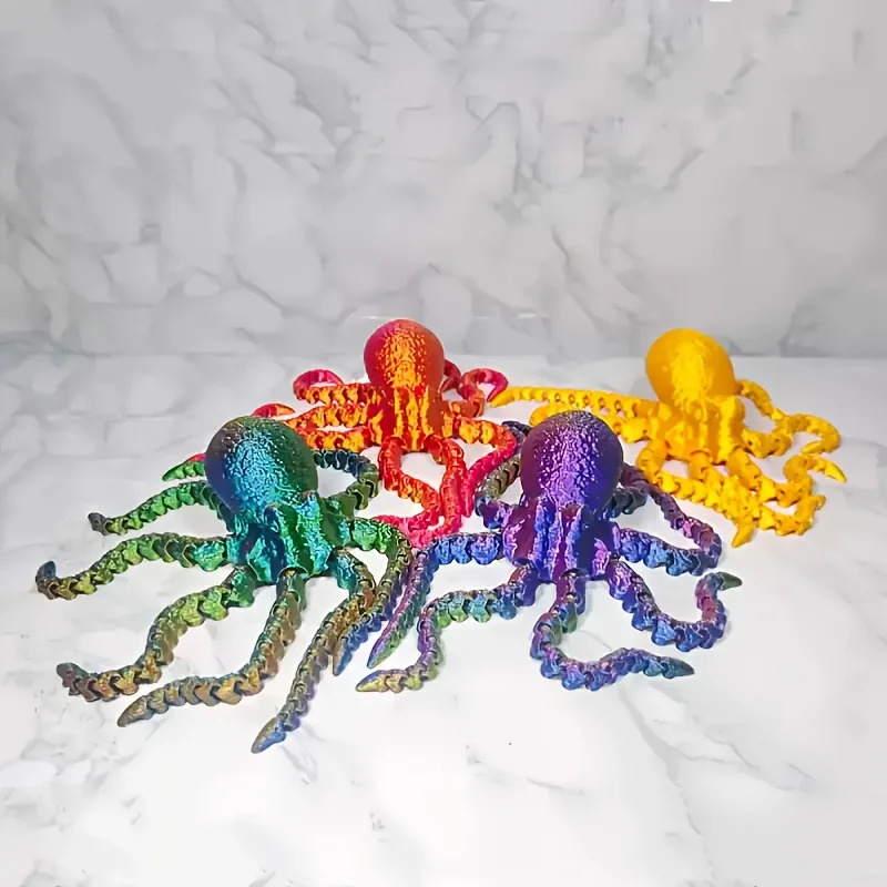 3D Baskılı Ahtapot Figürü - Es - 3D Printing Lizard incelemesi ve fiyatı