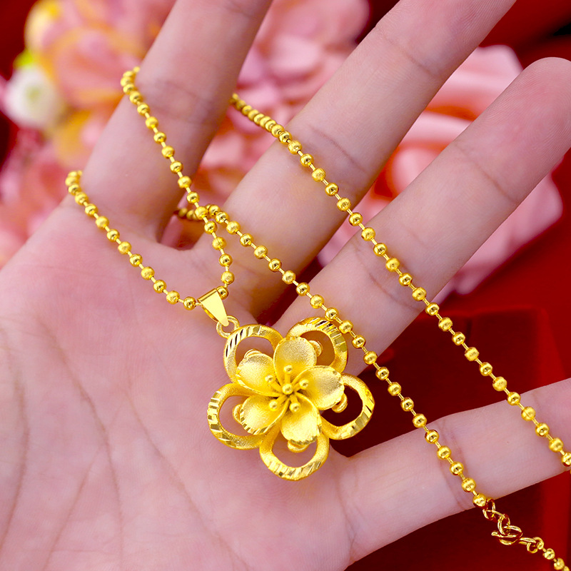 999 Saf Altın Ayçiçeği Kolye A - 3D Printing Jewellery incelemesi ve fiyatı
