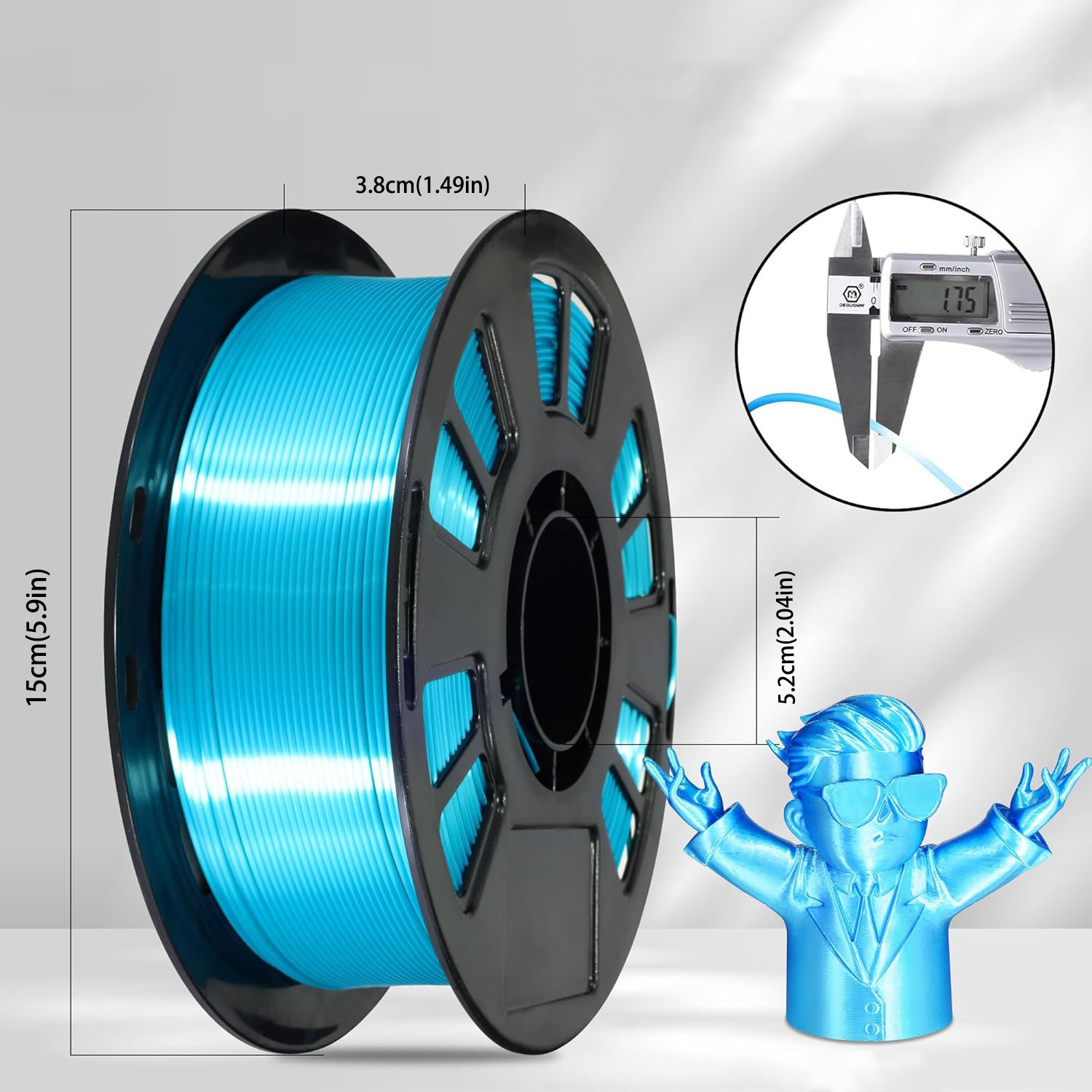 İpek PLA 3D Yazıcı Filamenti 1 - 3D Printing Fdm incelemesi ve fiyatı