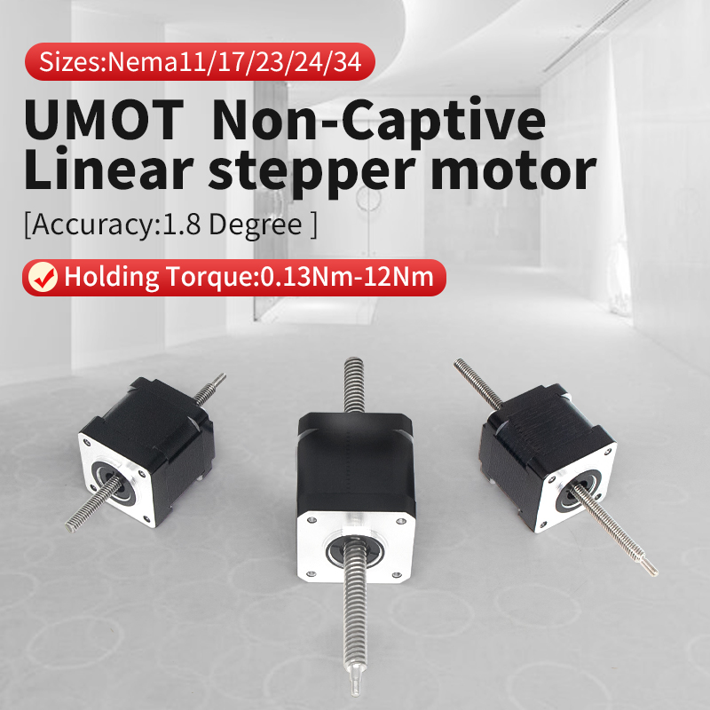 UMOT 57*76mm 2.4Nm Tr9.52*3.18 - Lead Screw Stepper incelemesi ve fiyatı