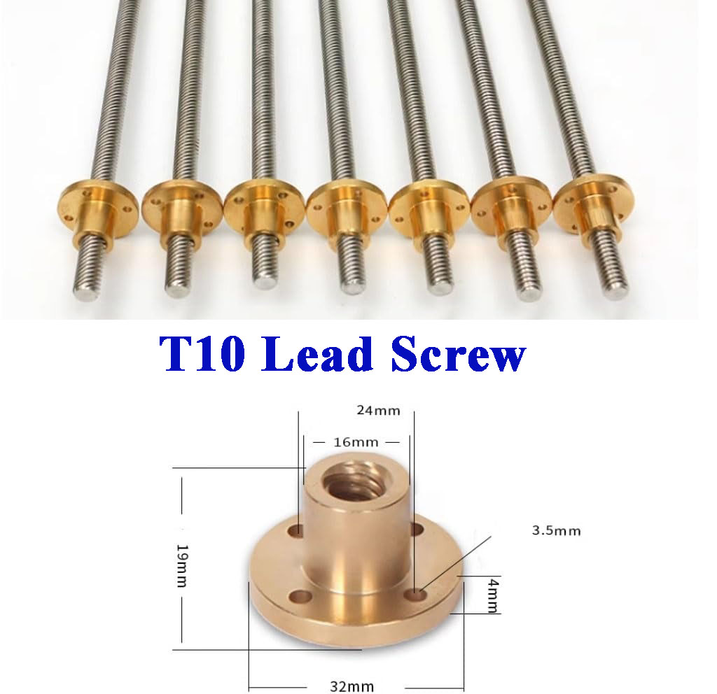 T10 Vidalı Mil 304 Paslanmaz Ç - Lead Screw Stepper incelemesi ve fiyatı