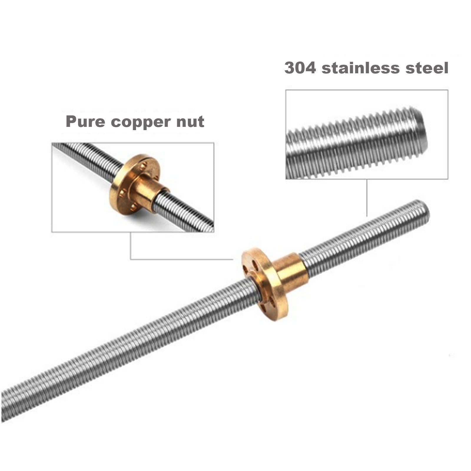 T10 Vidalı Mil 304 Paslanmaz Ç - Lead Screw Stepper incelemesi ve fiyatı