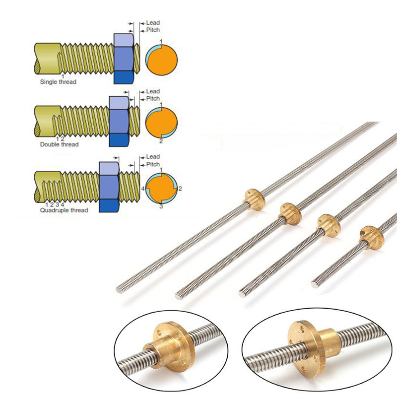 T10 Vidalı Mil 304 Paslanmaz Ç - Lead Screw Stepper incelemesi ve fiyatı