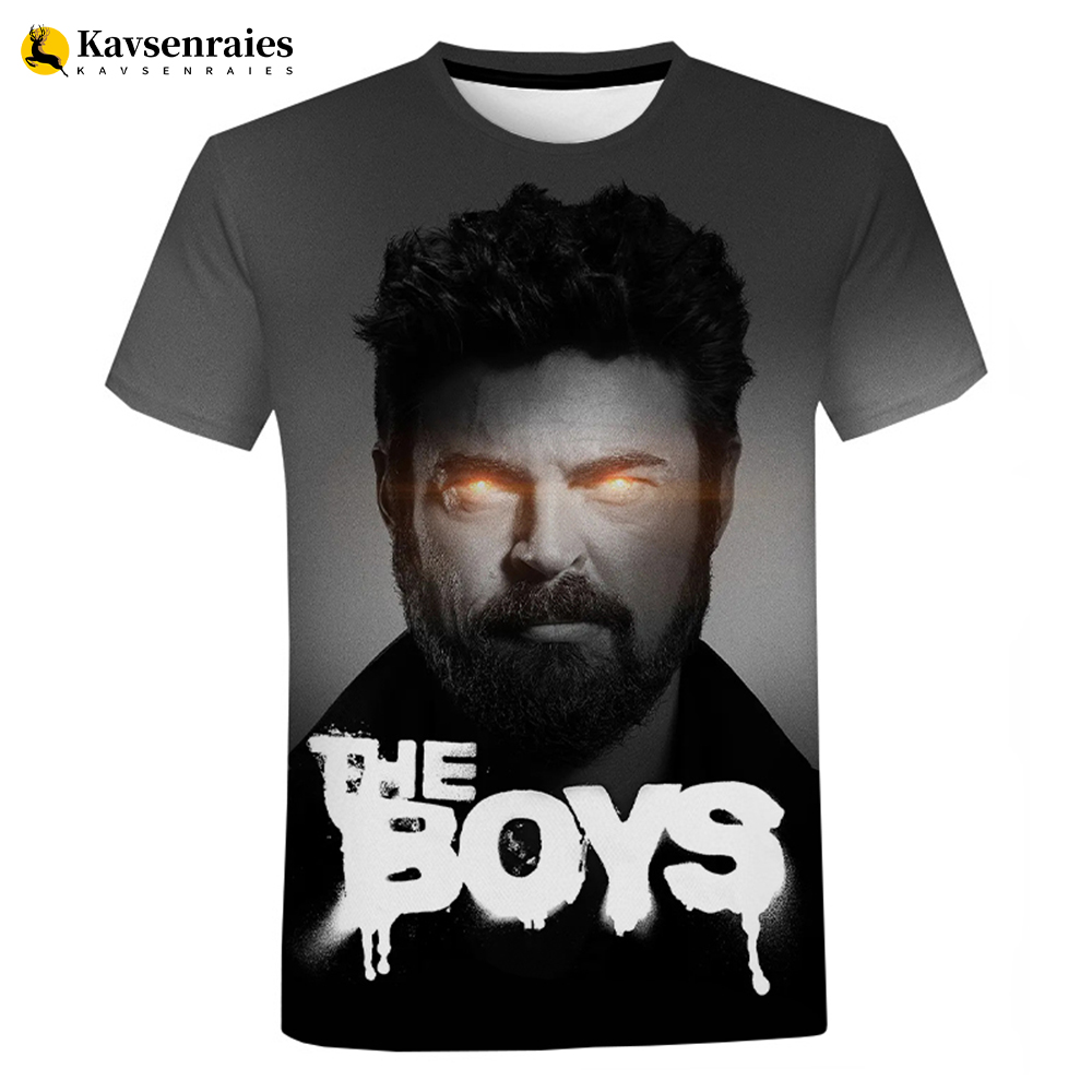 TV serisi Boys 3D T Shirt 2022 - 3D Printing Industrial incelemesi ve fiyatı