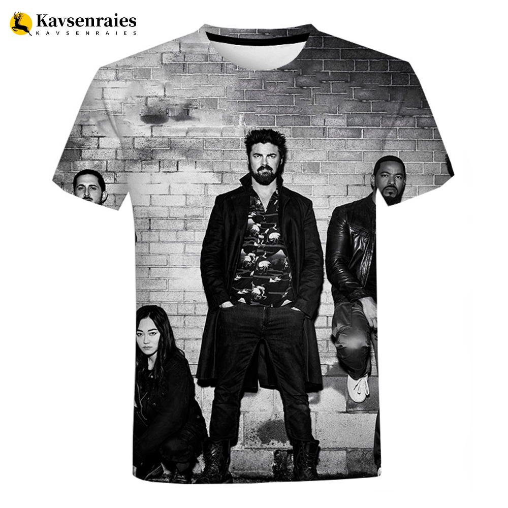 TV serisi Boys 3D T Shirt 2022 - 3D Printing Industrial incelemesi ve fiyatı