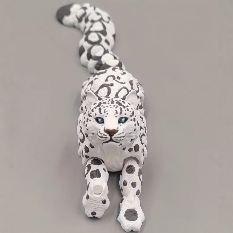 3D Baskılı Kar Leoparı Modeli  - 3D Printing Lizard incelemesi ve fiyatı