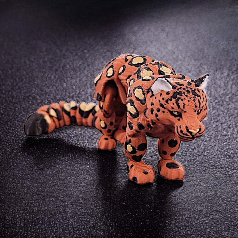 3D Baskılı Kar Leoparı Modeli  - 3D Printing Lizard incelemesi ve fiyatı