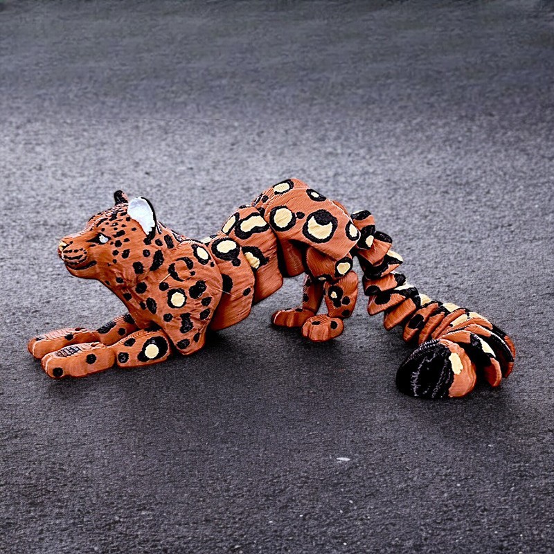 3D Baskılı Kar Leoparı Modeli  - 3D Printing Lizard incelemesi ve fiyatı