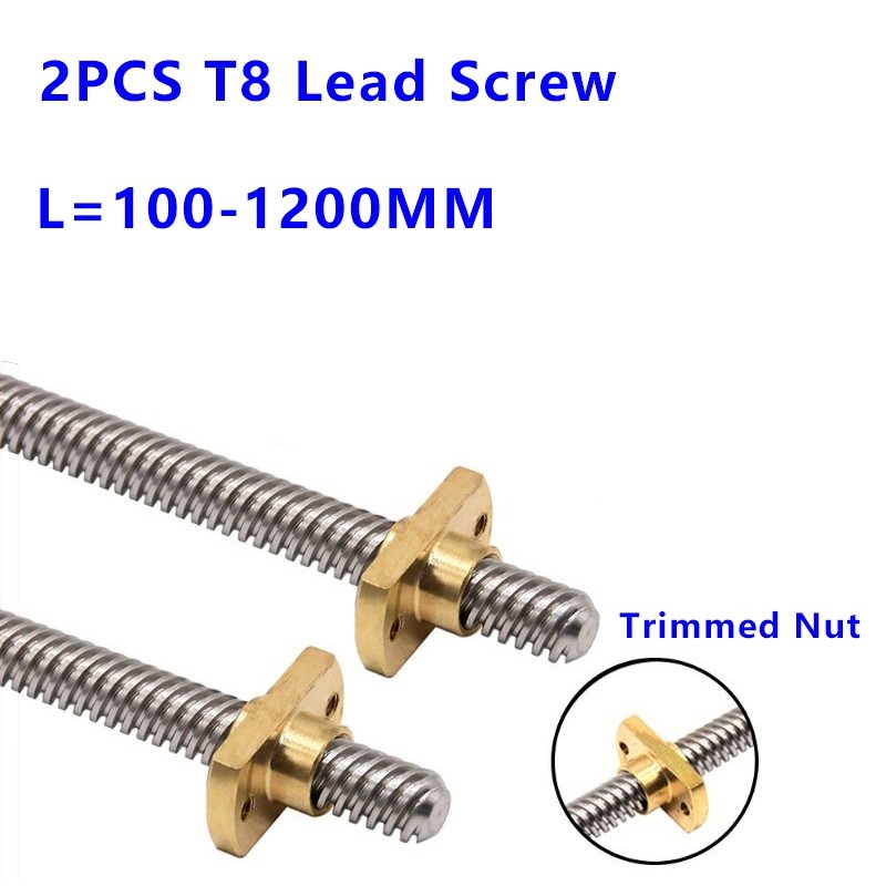 T8 T-tipi Trapez Vidalı Mil 8m - Lead Screw Stepper incelemesi ve fiyatı