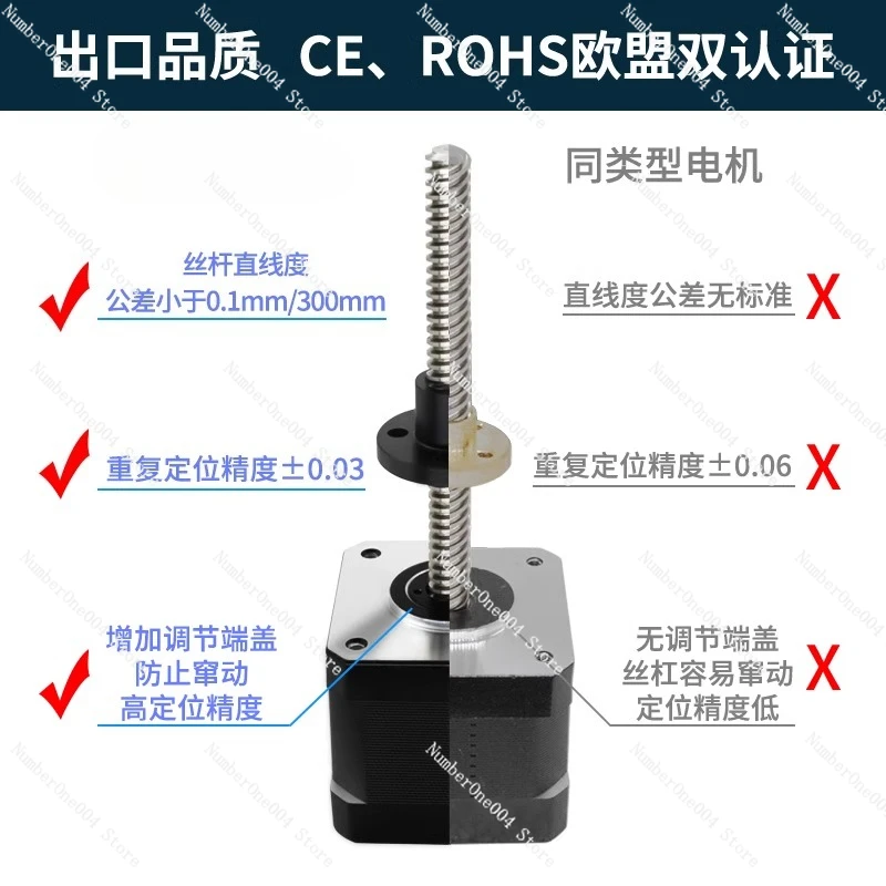 Açık Tip Lineer Step Motor 20  - Lead Screw Stepper incelemesi ve fiyatı