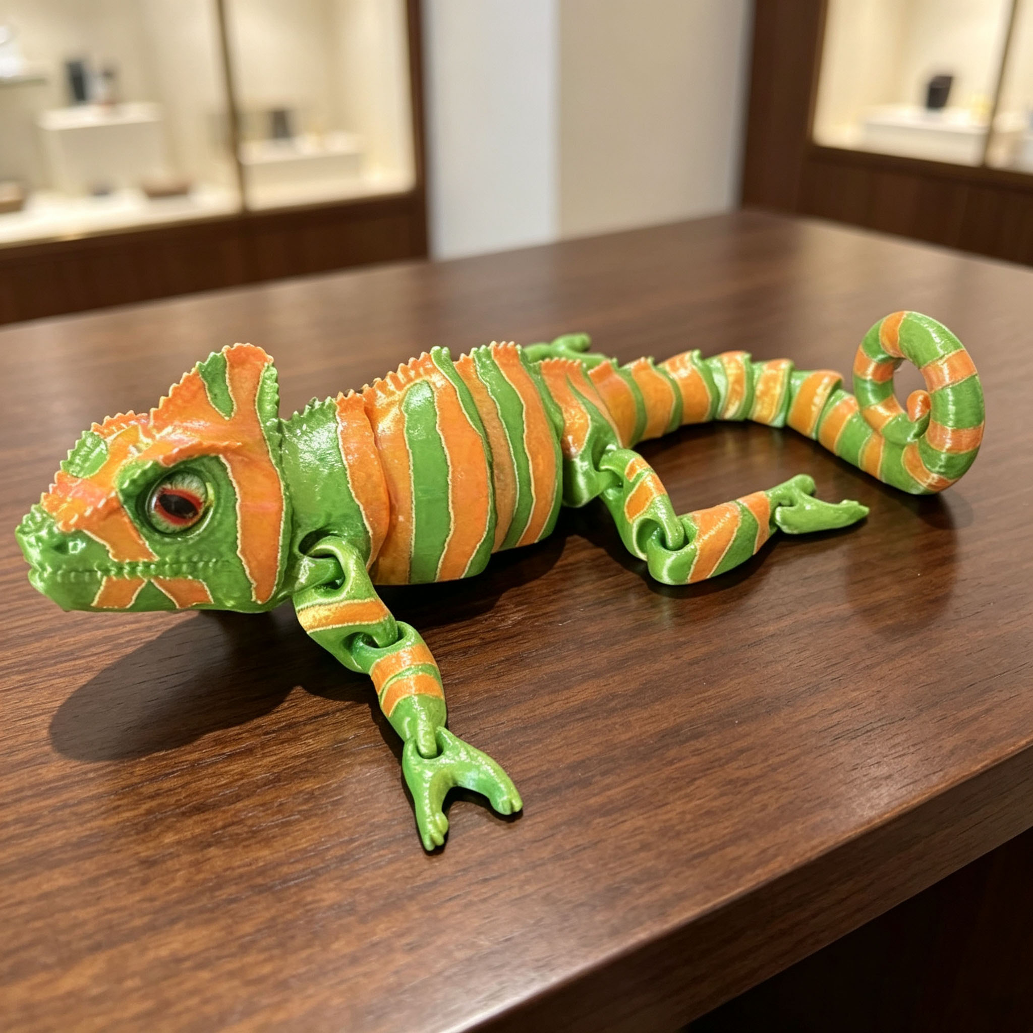Hareketli Eklemli 3D Baskılı B - 3D Printing Lizard incelemesi ve fiyatı