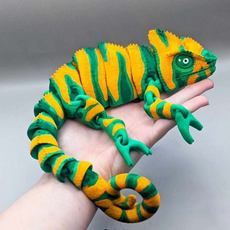 Hareketli Eklemli 3D Baskılı B - 3D Printing Lizard incelemesi ve fiyatı