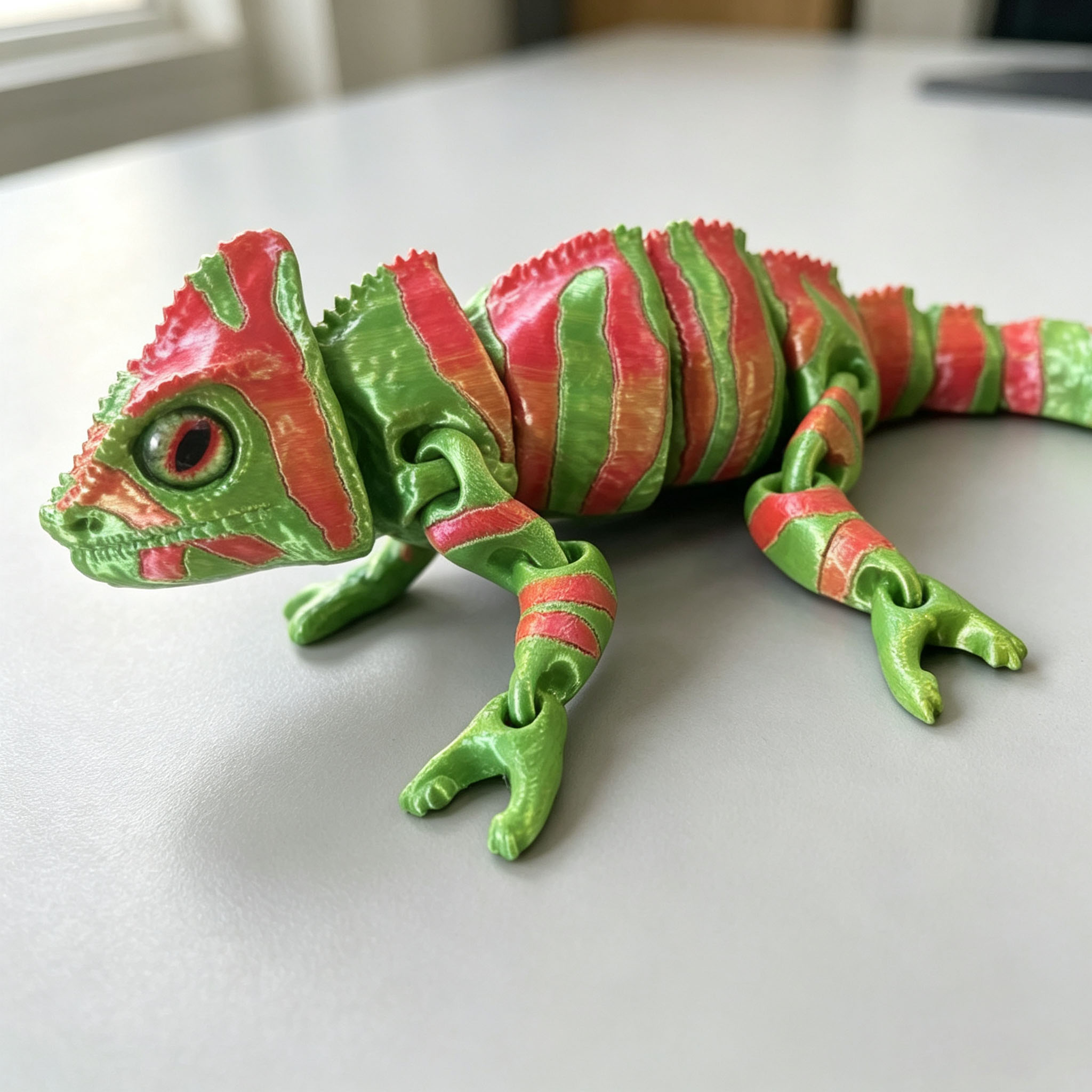 Hareketli Eklemli 3D Baskılı B - 3D Printing Lizard incelemesi ve fiyatı