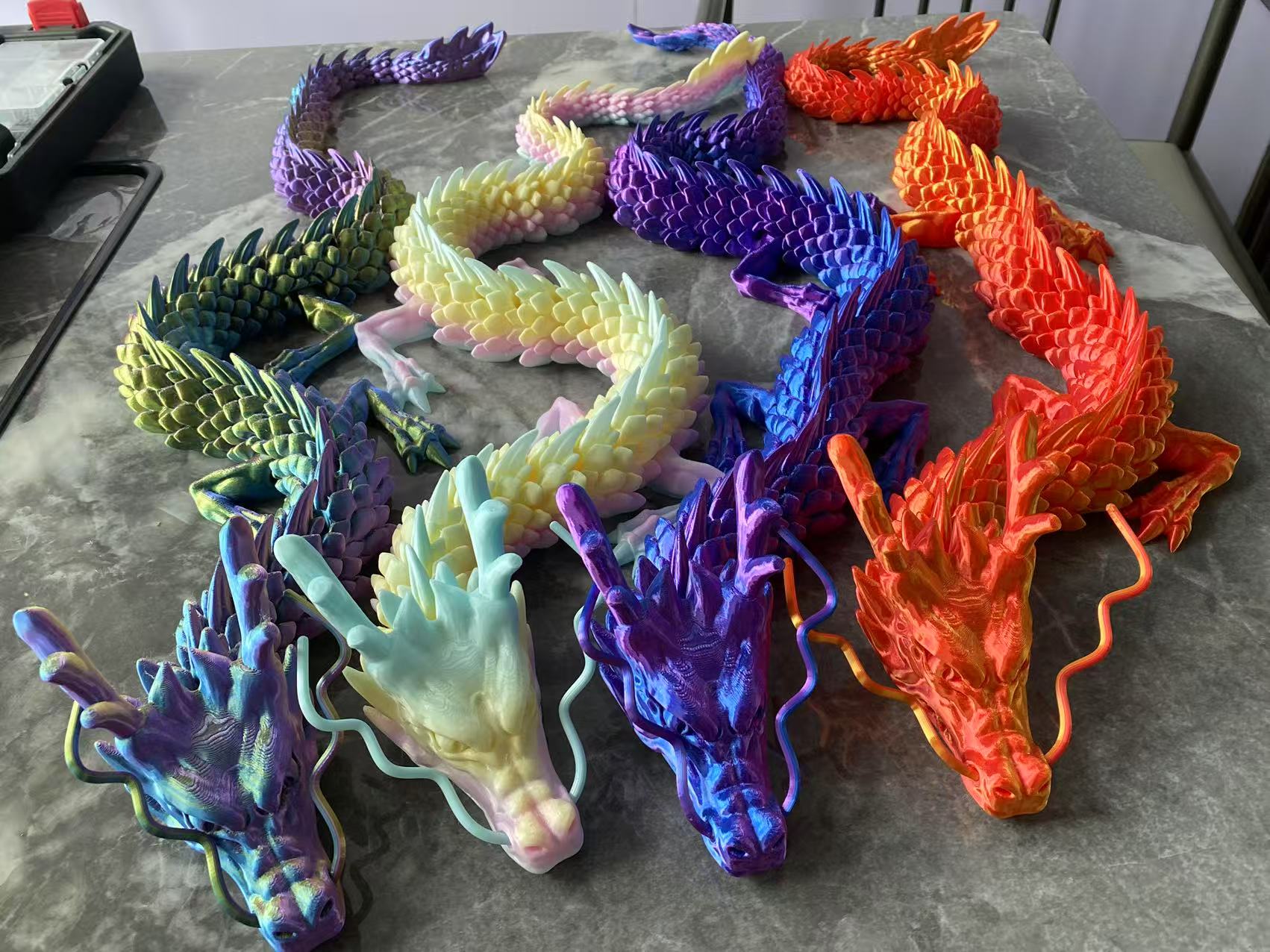 60cm 3D Baskı Ejderha Oyuncak  - 3D Printing Lizard incelemesi ve fiyatı