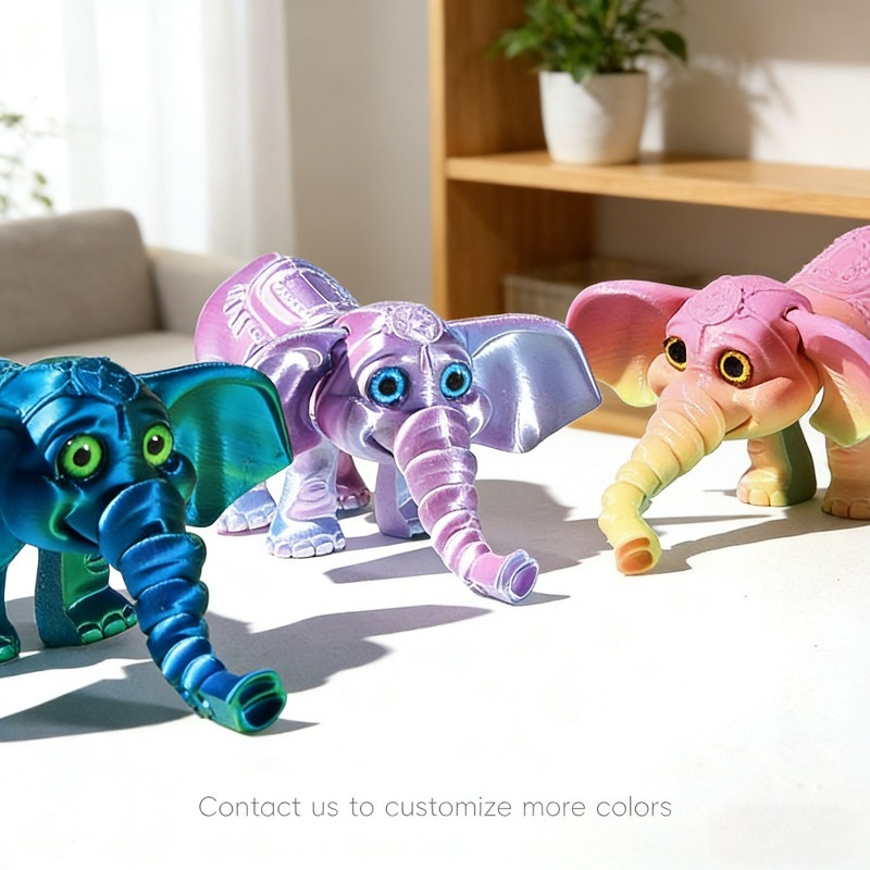10 CM 3D Baskılı Fil Modeli Ço - 3D Printing Lizard incelemesi ve fiyatı