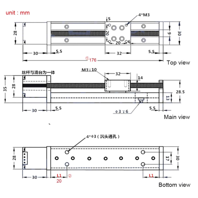 NEMA11 Step Motor Mini Lineer  - Lead Screw Stepper incelemesi ve fiyatı