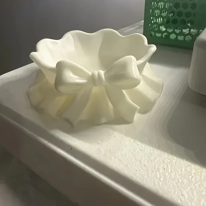 Beyaz Yay Şeklinde Saklama Tep - 3D Printing Jewelry incelemesi ve fiyatı